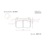 ENDLESS SR01 Front & Rear Brake Pad Set RCP112 / RCP119 for IS F USE20