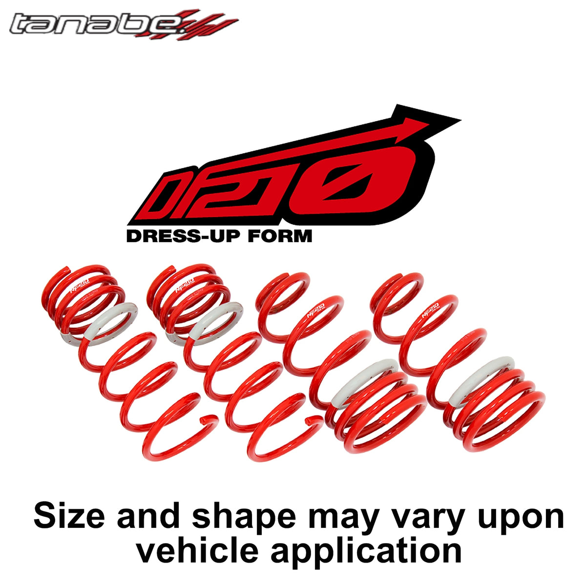 TANABE SUSTEC DF210 Super Down Lowering Springs ZRR80WDK for NOAH HYBRID ZWR80G